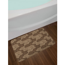 Oval Triangle Shape Bath Mat