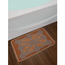 Aboriginal Patterns Bath Mat