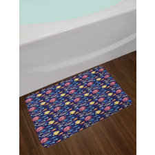 Exotic Aquarium Animals Bath Mat