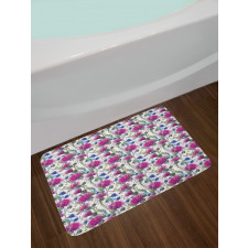 Colorful Summer Nature Bath Mat