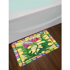 Stained Glass Style Bath Mat