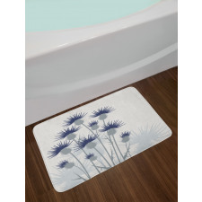 Gardening Theme Flowers Bath Mat