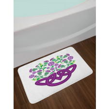 Celtic Knot Basket Form Bath Mat