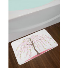 Flowers Oriental Bath Mat