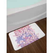 Japanese Spring Bloom Bath Mat