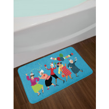 Mature Ladies Dance Bath Mat