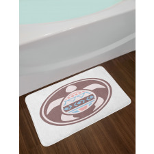 Tribal Animal Pattern Bath Mat