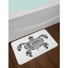 Hawaiian Maori Animal Bath Mat