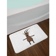 Split Hoove Saola Standing Bath Mat