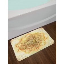 Overlapped Leaves Bath Mat