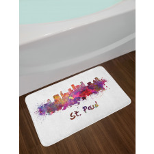 Saint Paul Skyline Bath Mat