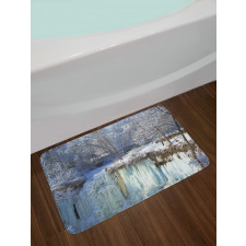 Frozen Minnehaha Fall Bath Mat