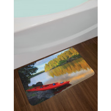 Canoe Lake Autumn Bath Mat