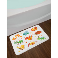 Butterfly Spider Bug Bath Mat