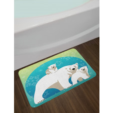 Noel Ice Land Family Bath Mat