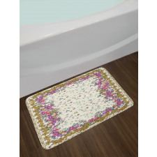 Spring Love Colorful Roses Bath Mat