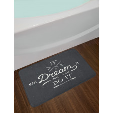 Wise Words Vintage Bath Mat