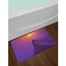 Opera Singer Musical Notes Bath Mat