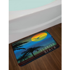 Dreamlike Sunset Shore Bath Mat