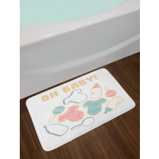 Newborn Infant Bodysuit Bath Mat