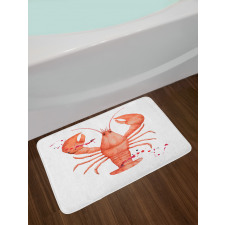 Fresh Organic Seafood Bath Mat