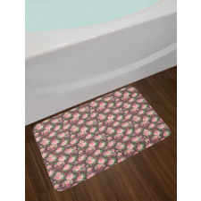 Bridal Romantic Posy Bath Mat