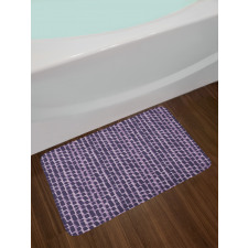 Grunge Brush Strokes Bath Mat