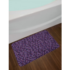 Diamond Shape Mosaic Tiles Bath Mat