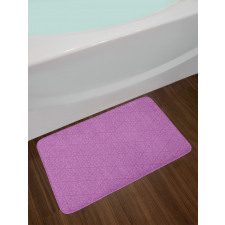 Curvy Floral Stems Bath Mat