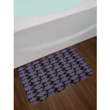 Abstract Garden Bouquet Bath Mat