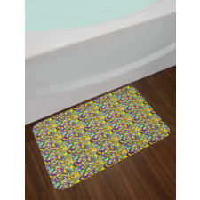 Mardi Gras Party Bath Mat