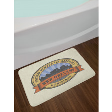 Louisiana City View Bath Mat