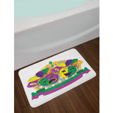 Comedy and Tragedy Bath Mat