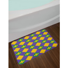 Mardi Gras Themed Bath Mat