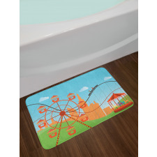 Flat Art Colorful Bath Mat