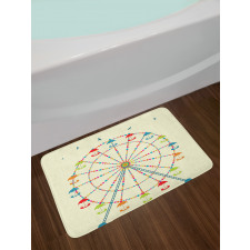 Colorful Structure Bath Mat