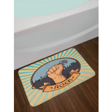 Vocal Hand Mic Bath Mat