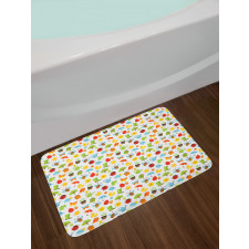 Seasonal Birds and Bees Bath Mat