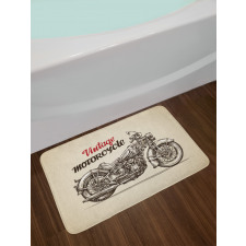Chopper Style Bike Bath Mat