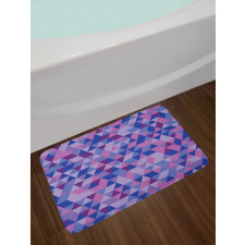 Triangles Low Poly Bath Mat