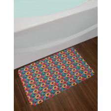 Jumbling Pieces Uneven Bath Mat