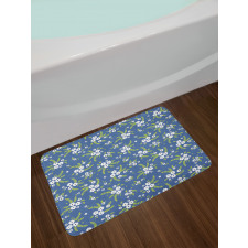 Spring Blooms Field Retro Bath Mat