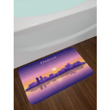 Dramatic Colorado Sunset Sky Bath Mat