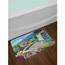 Idyllic Summer Cottage Bath Mat