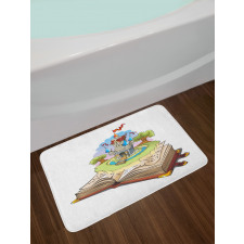 Fantasy Book World Bath Mat