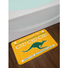 Kangaroo Animal Bath Mat