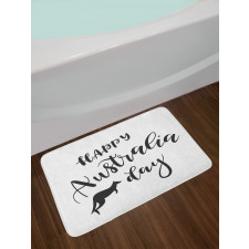 Happy Aussie Day Bath Mat