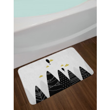 Clouds Mountain Region Bath Mat