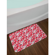 Flower of Hawaiian Jungles Bath Mat