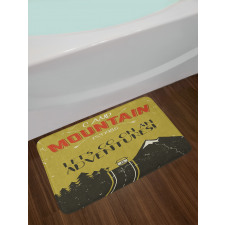 Lets Go on an Adventure Words Bath Mat